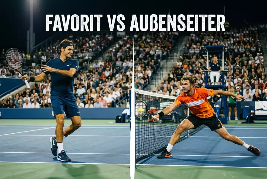 Favorit oder Außenseiter wetten im Tennis Strategien