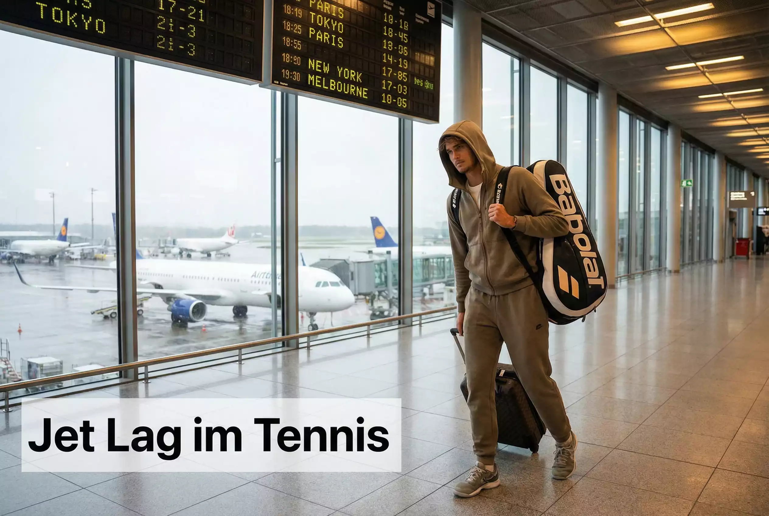 Jet Lag und Reisestress im Tennis Einfluss auf Performance