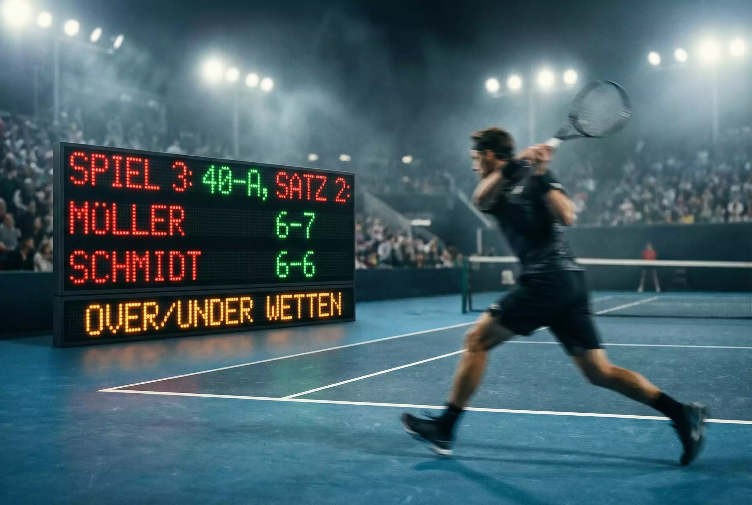 Tennis Over Under Wetten auf Anzahl der Spiele und Sätze