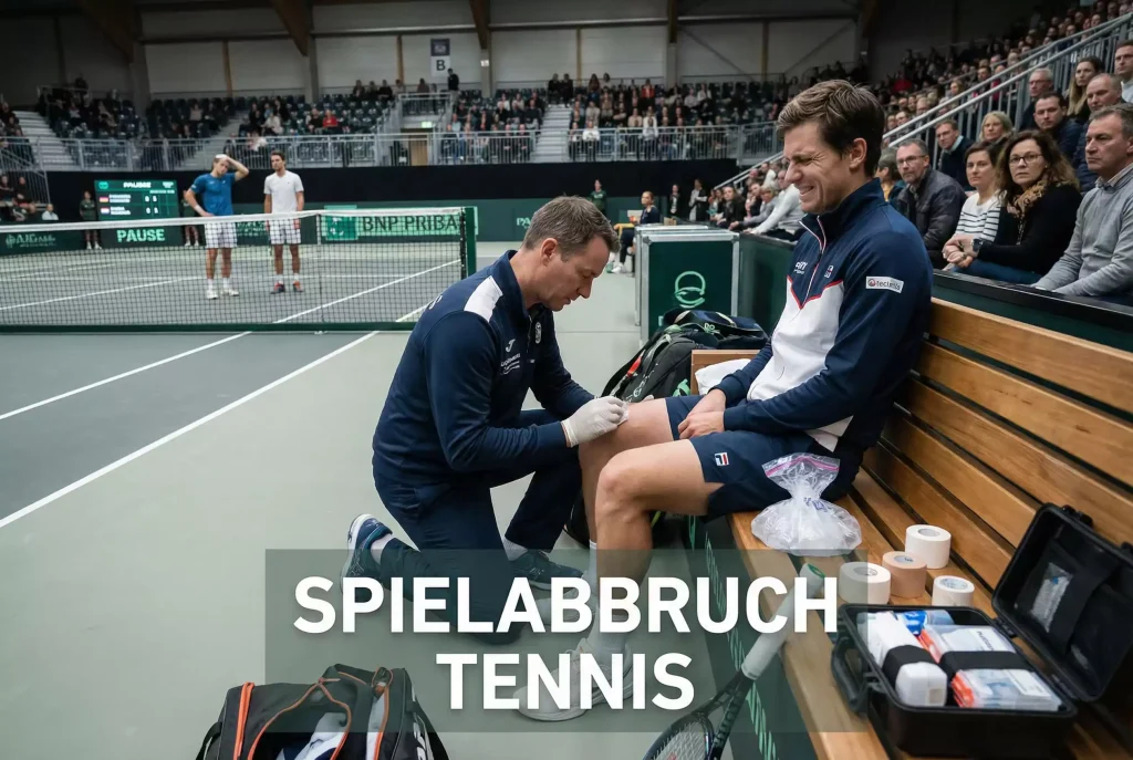 Tennis Wette bei Spielabbruch Regeln bei Aufgabe und Retirement